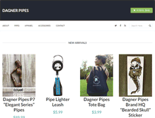 Tablet Screenshot of dagnerpipes.com